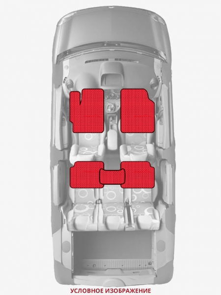 ЭВА коврики «Queen Lux» стандарт для Honda N-Box
